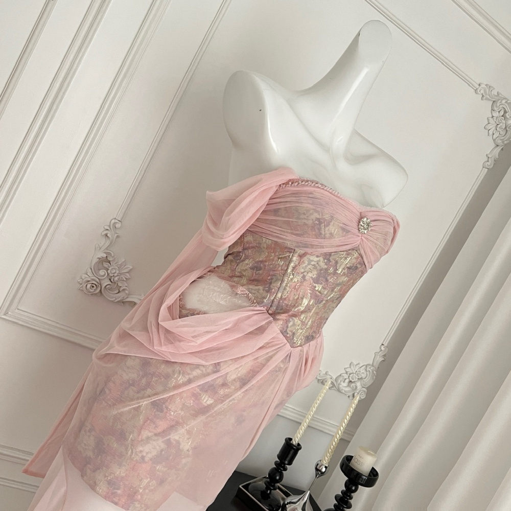 Package hip maiden dress slim long dress
