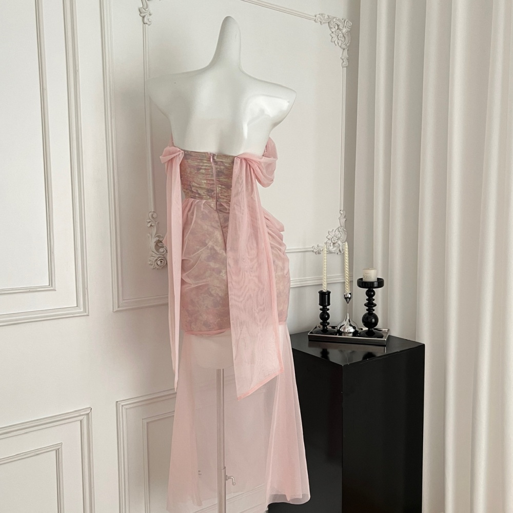 Package hip maiden dress slim long dress