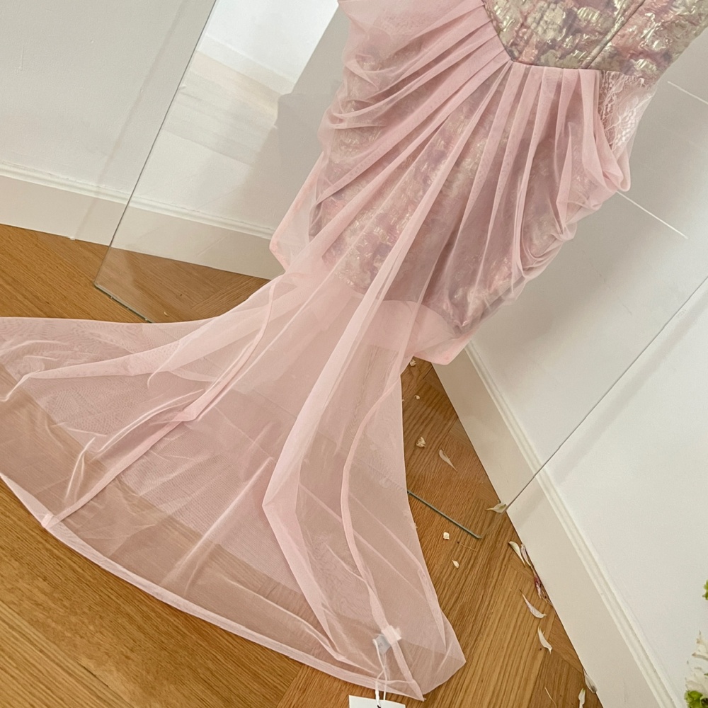 Package hip maiden dress slim long dress