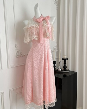 Elegant lace long dress Japanese style dress