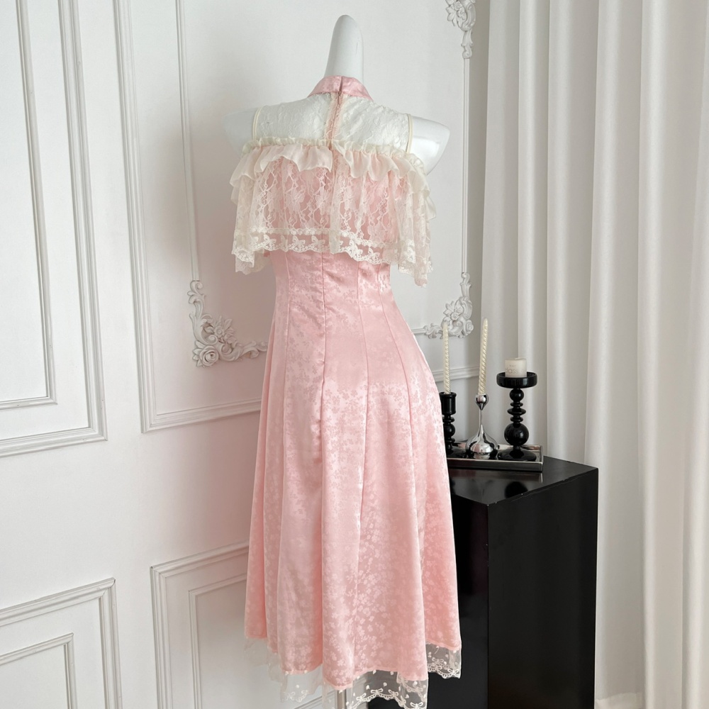 Elegant lace long dress Japanese style dress