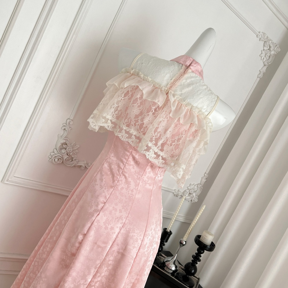 Elegant lace long dress Japanese style dress