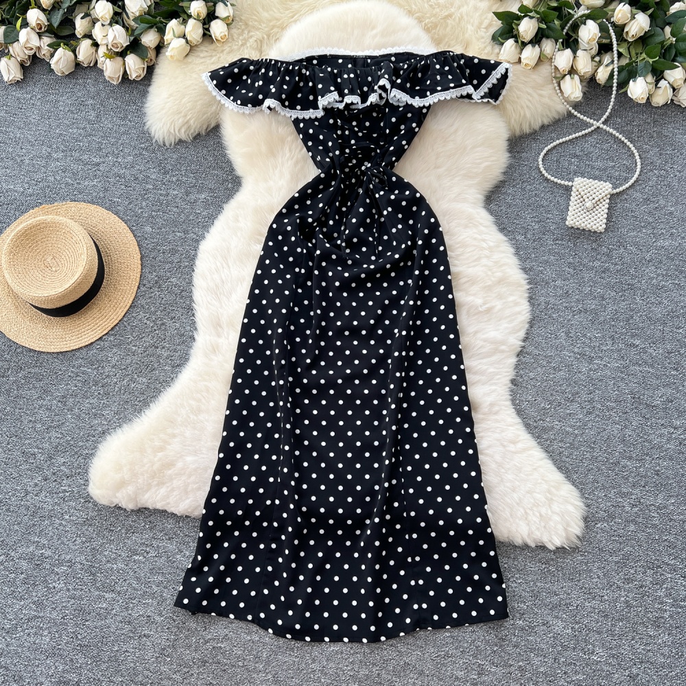 Pink pinched waist formal dress splice dress
