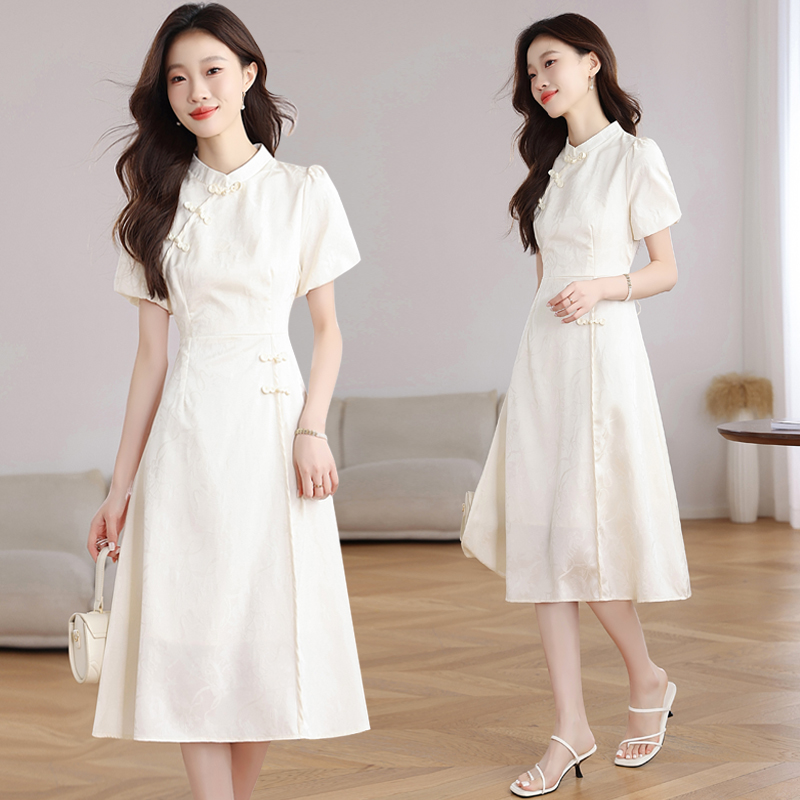 Summer retro cheongsam Chinese style beautiful dress