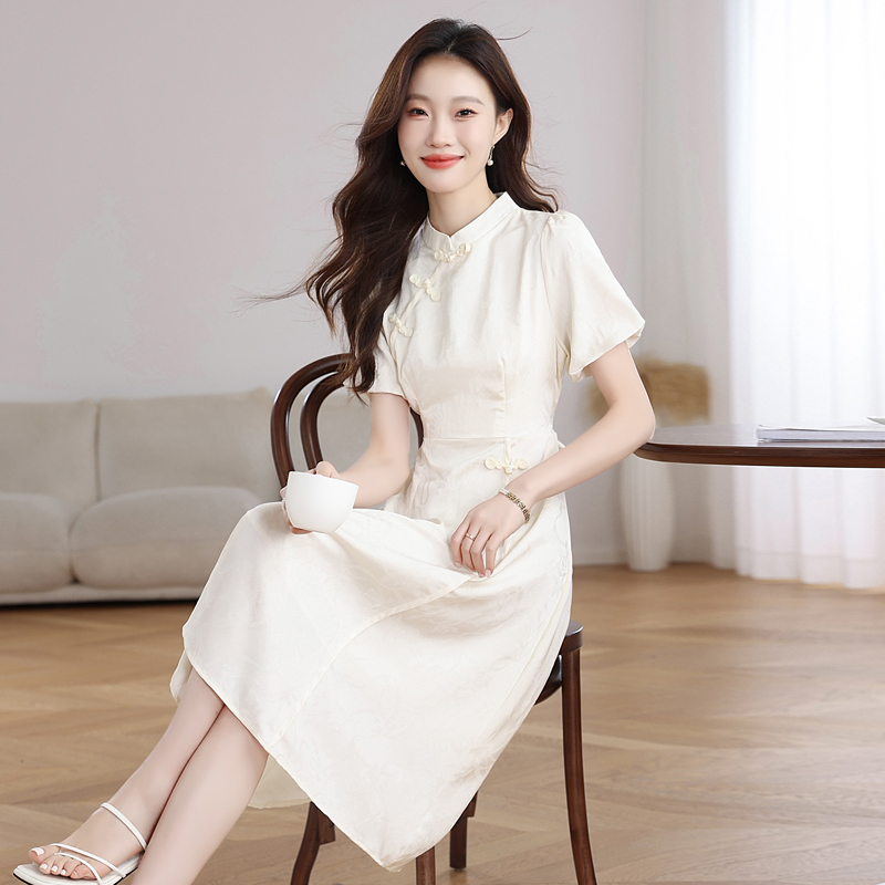 Summer retro cheongsam Chinese style beautiful dress