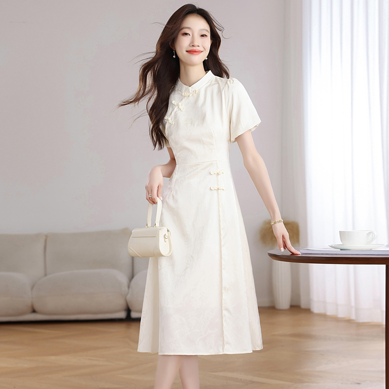 Summer retro cheongsam Chinese style beautiful dress