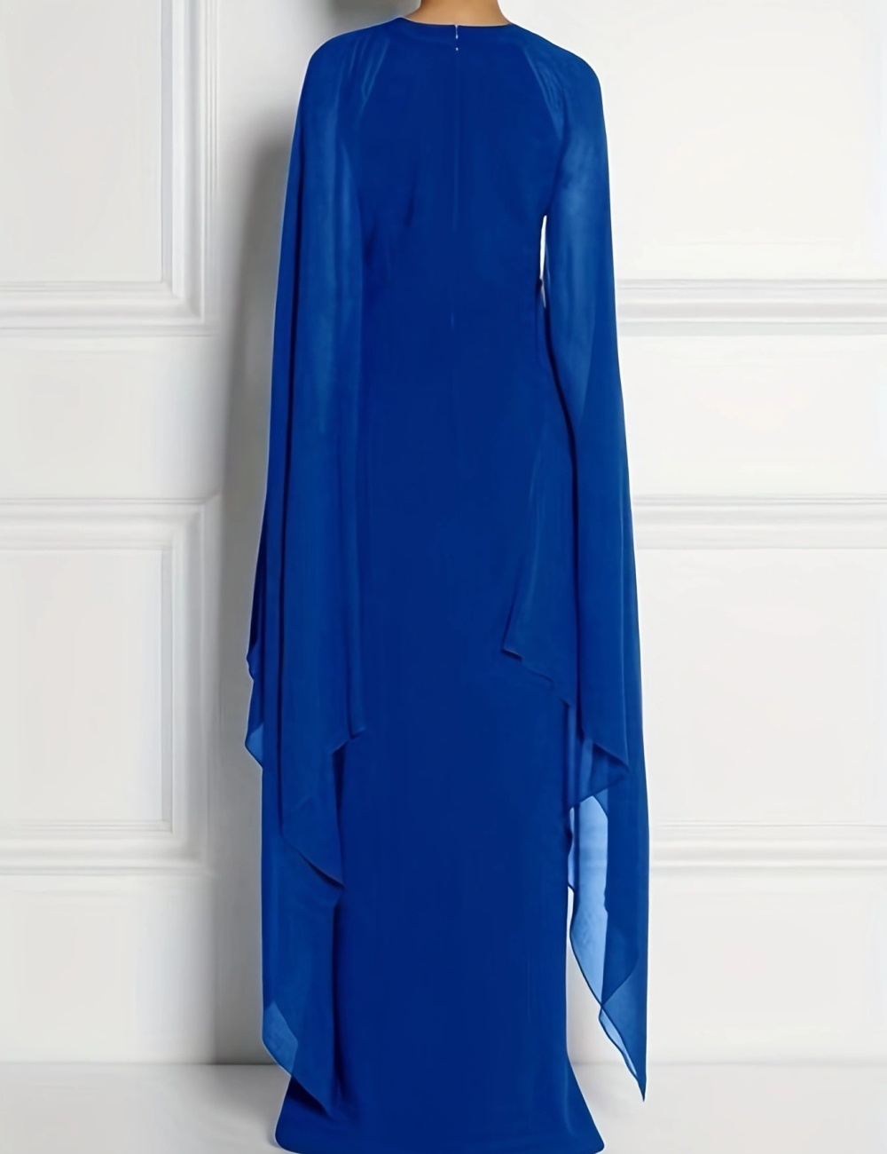 Slim split long evening dress large yard elegant pure shawl