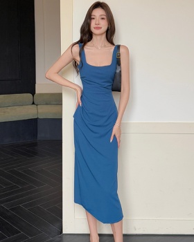 Sling temperament France style dress for women