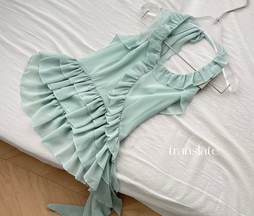 Halter sexy sleeveless slim thin tops for women