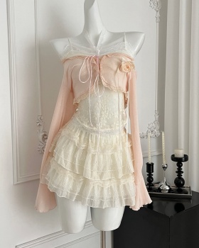 Summer enticement halter tops niche smock a set