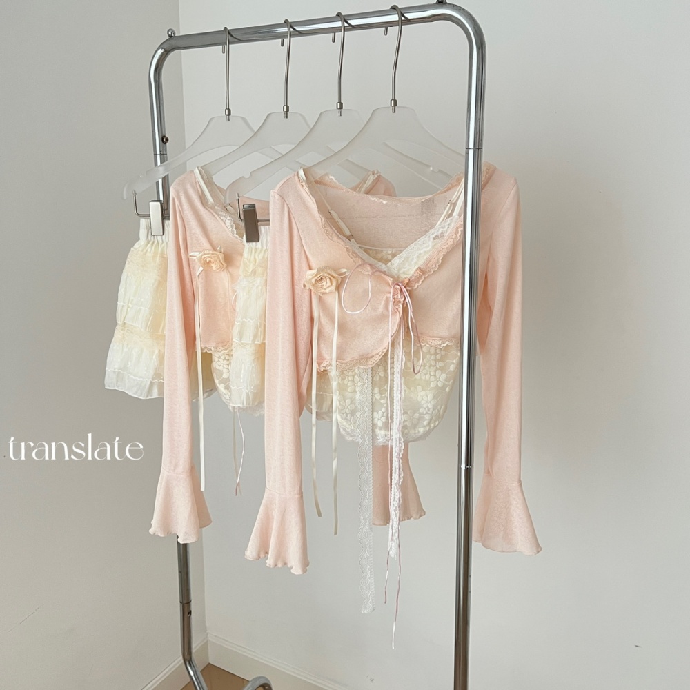 Summer enticement halter tops niche smock a set