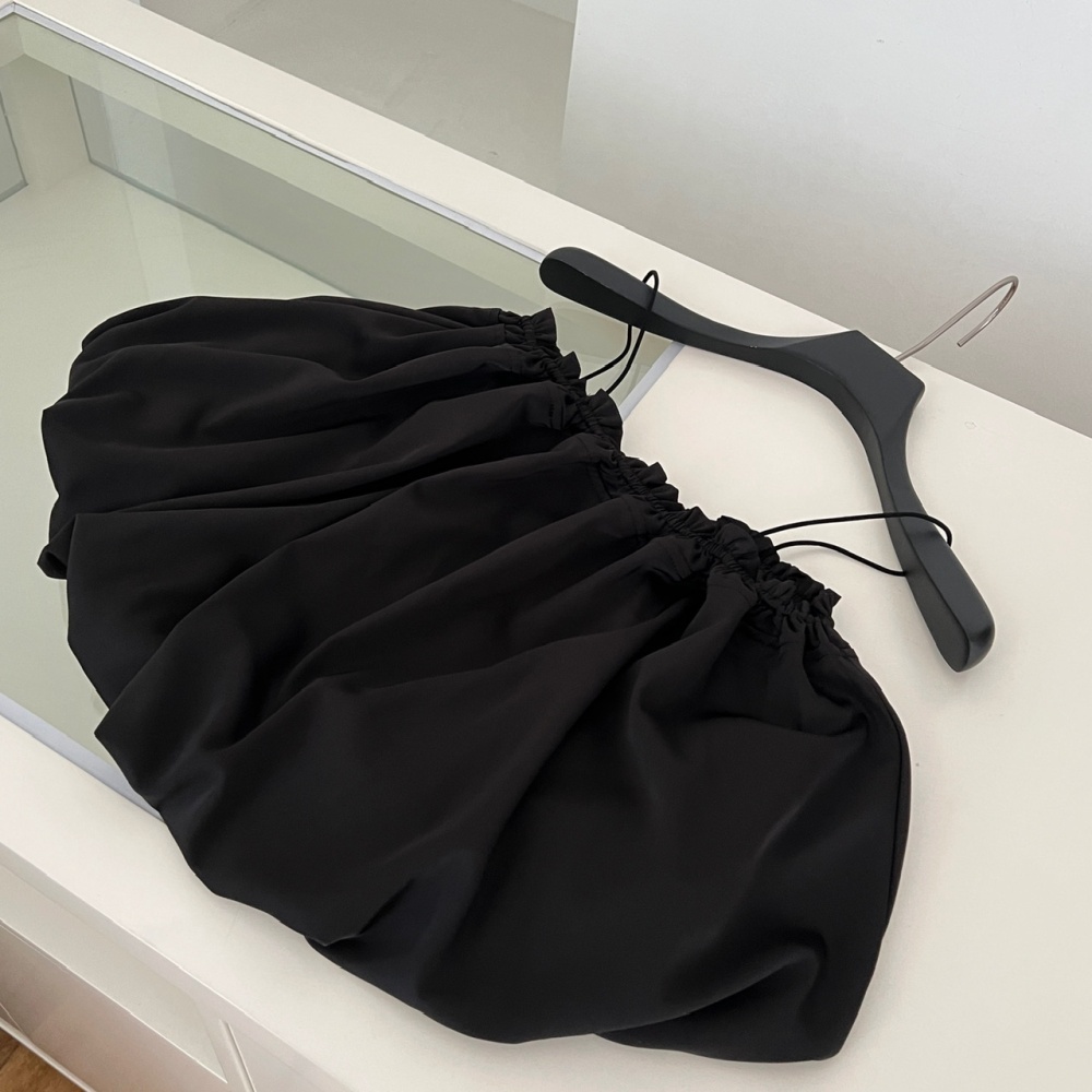 Bud niche unique summer black sling skirt a set