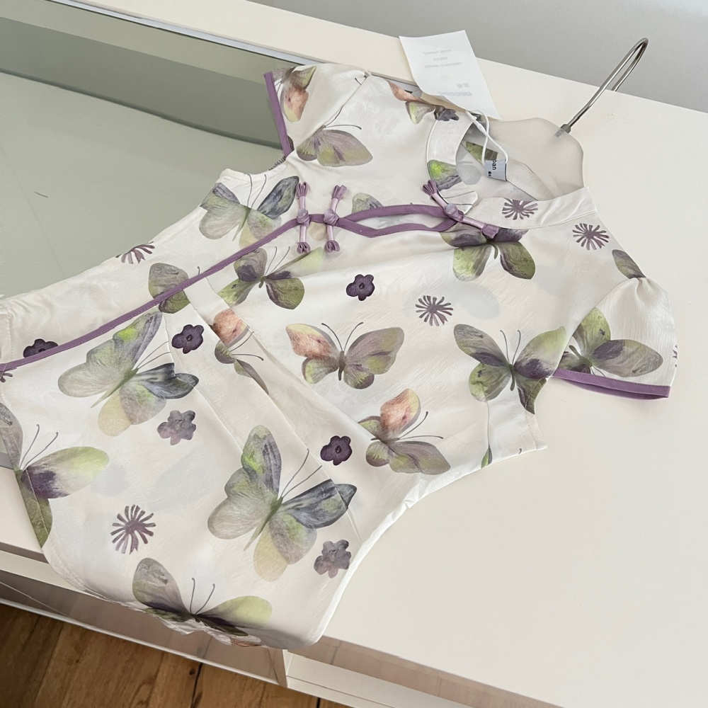 Short sleeve long skirt summer tops a set for women