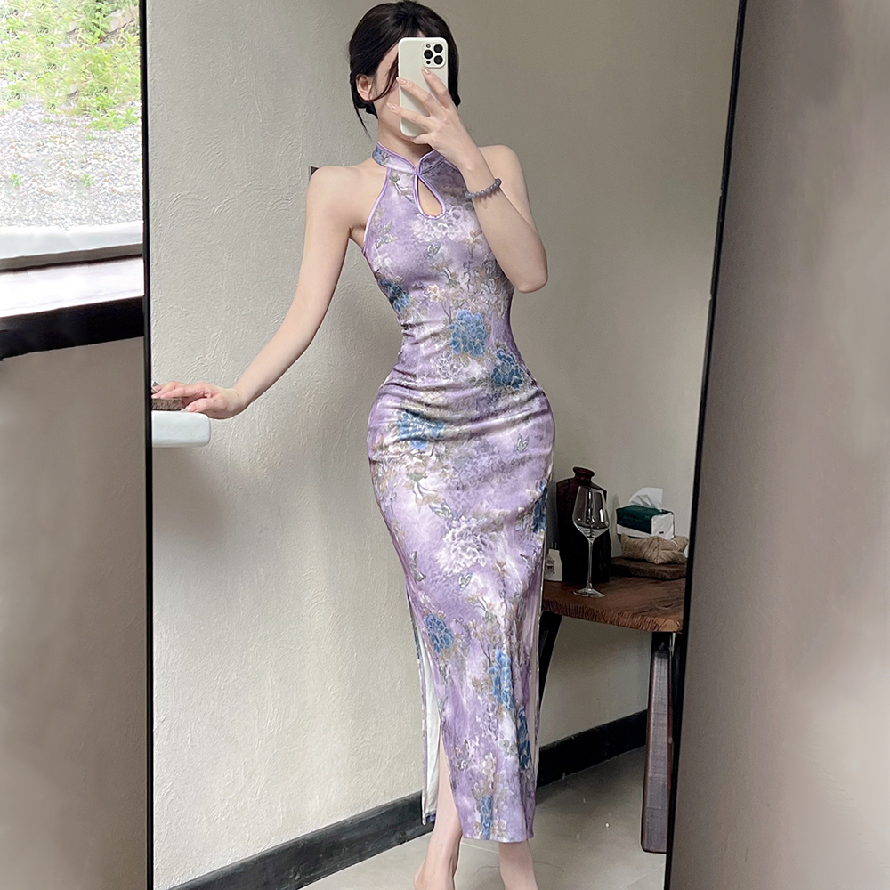 Package hip long dress temperament cheongsam for women