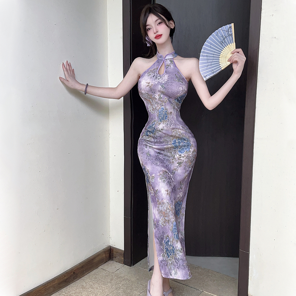 Package hip long dress temperament cheongsam for women