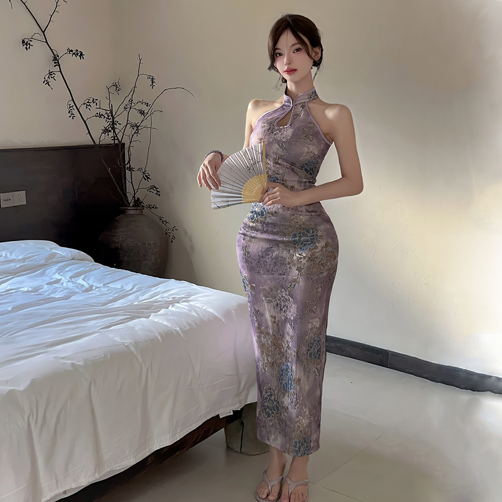 Package hip long dress temperament cheongsam for women
