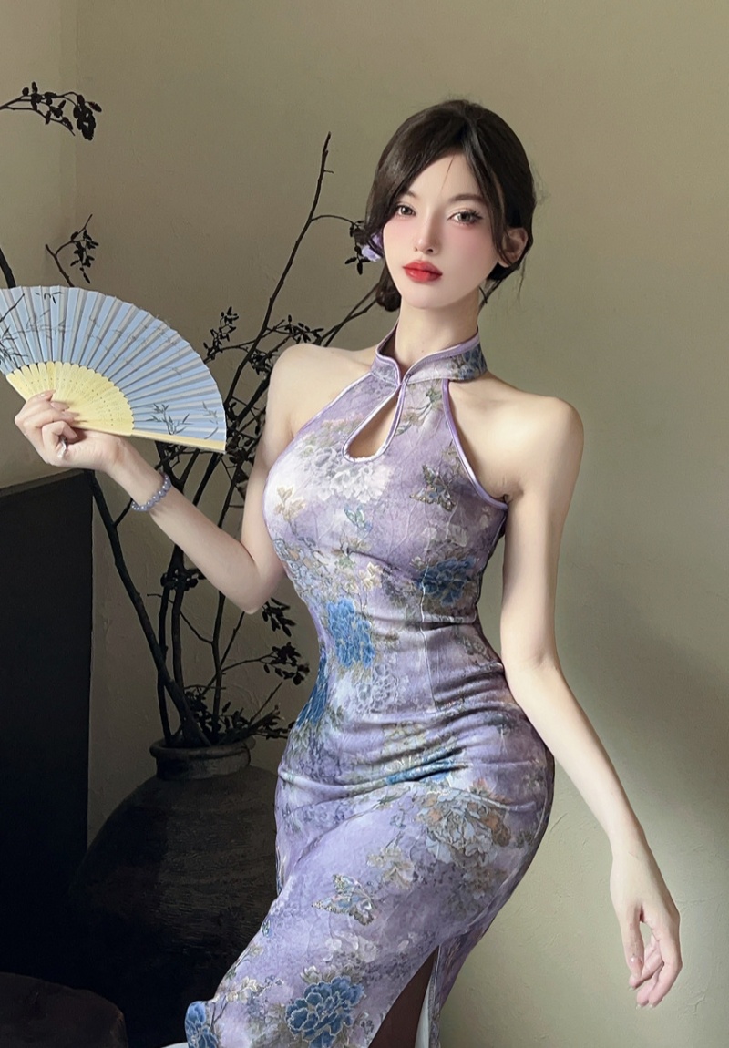 Package hip long dress temperament cheongsam for women