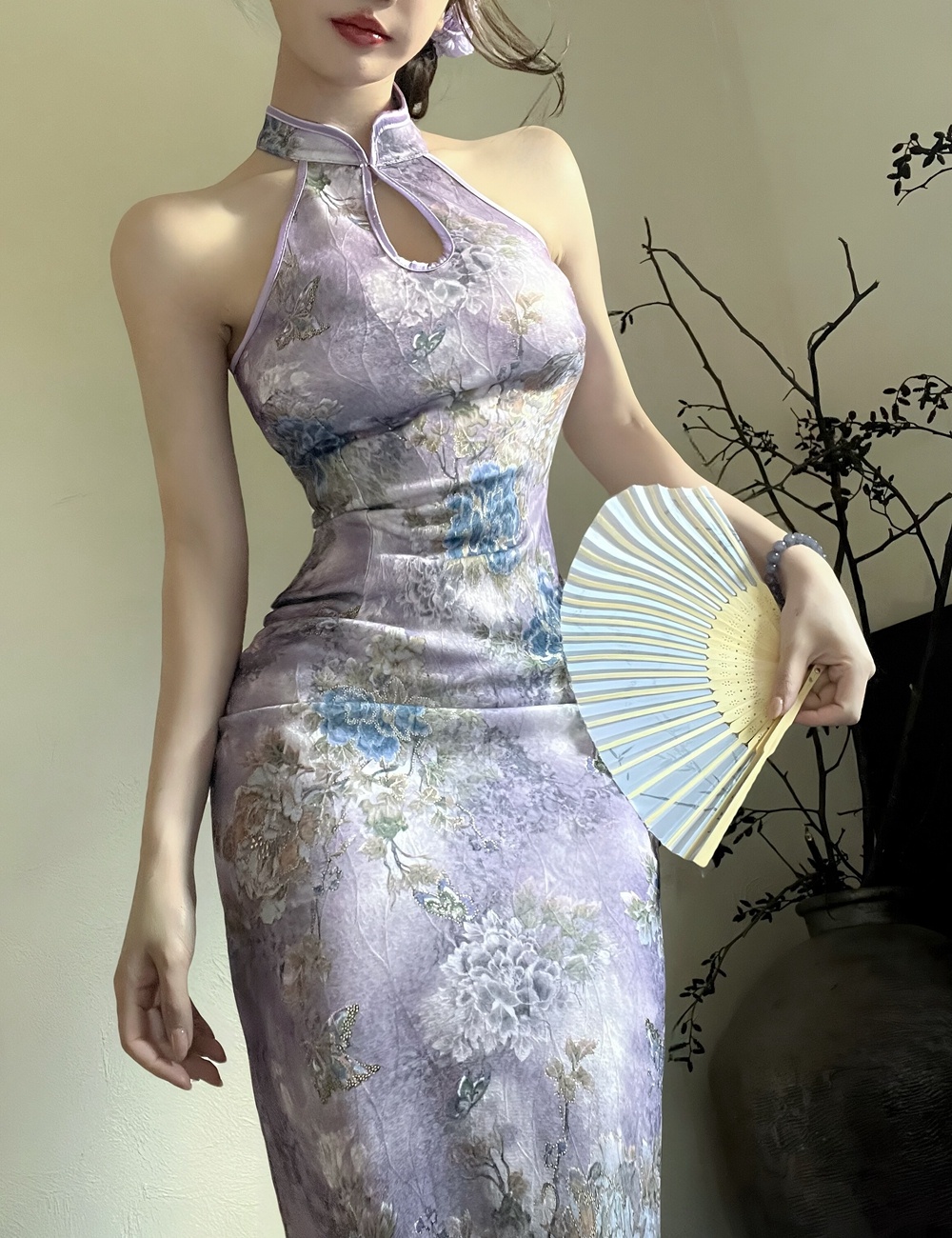 Package hip long dress temperament cheongsam for women