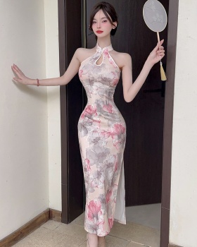 Slim package hip dress light cheongsam for women