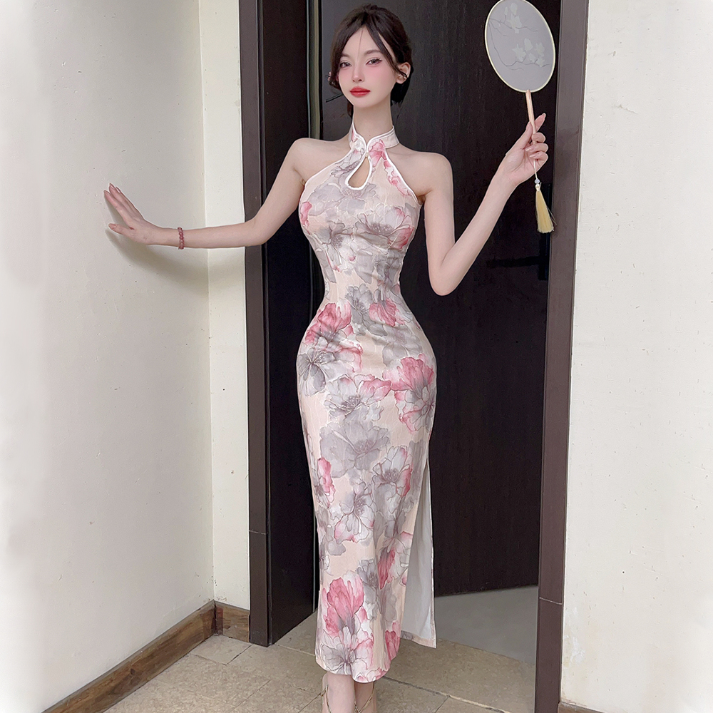 Slim package hip dress light cheongsam for women