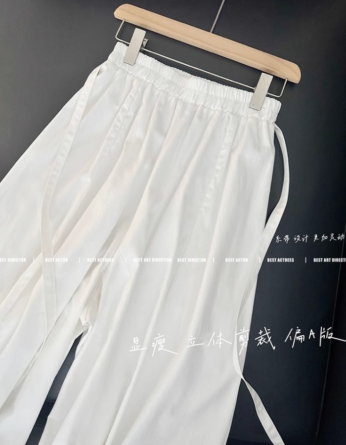 Drape culottes thin wide leg pants for women