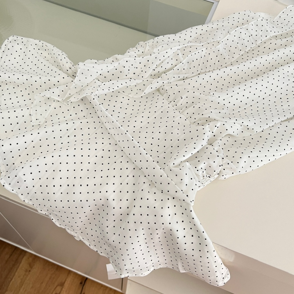 Sleeveless polka dot T-back spicegirl temperament dress for women