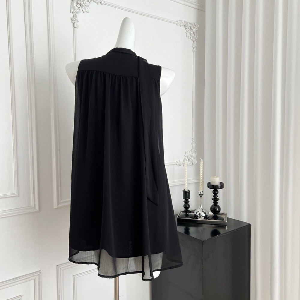 Chiffon enticement loose lazy sequins streamer dress for women
