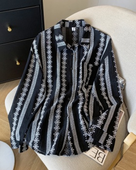 Breathable shirt loose coat for women