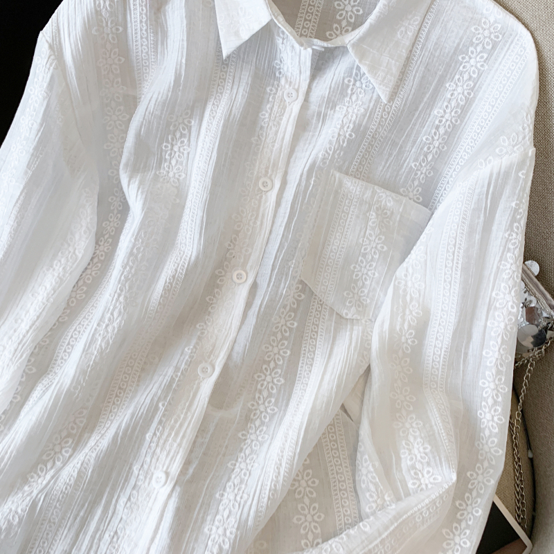 Breathable shirt loose coat for women