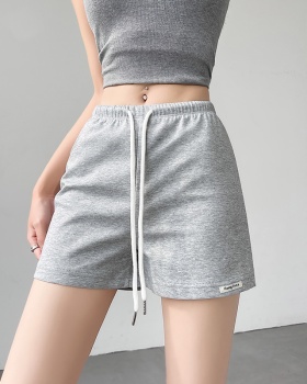 Casual high waist wide leg pants sports shorts for women