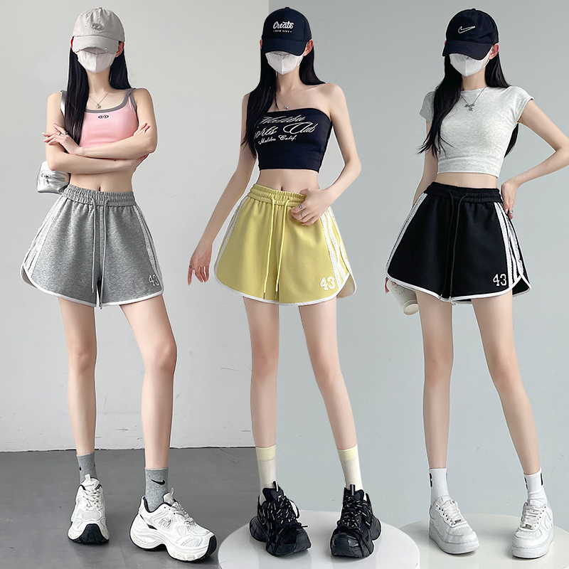 Korean style summer shorts loose sweatpants for women