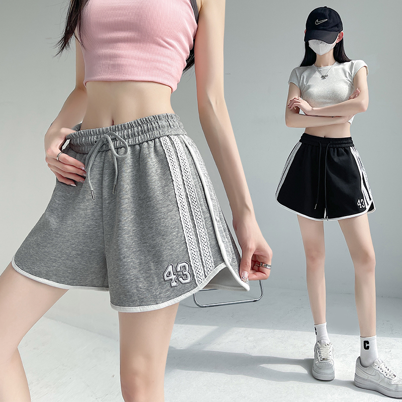 Korean style summer shorts loose sweatpants for women