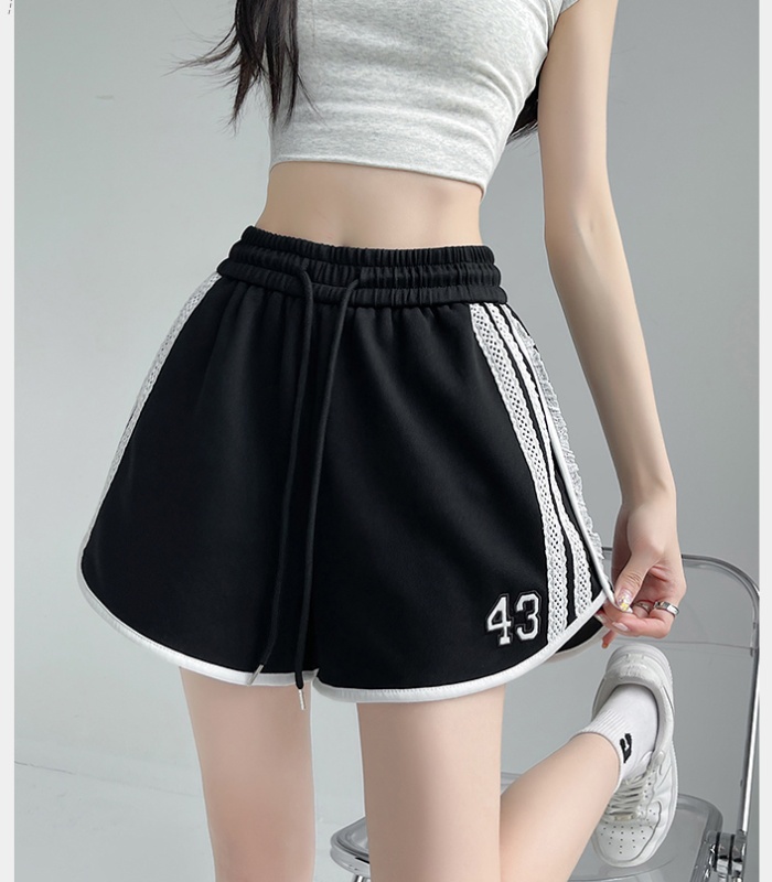 Korean style summer shorts loose sweatpants for women