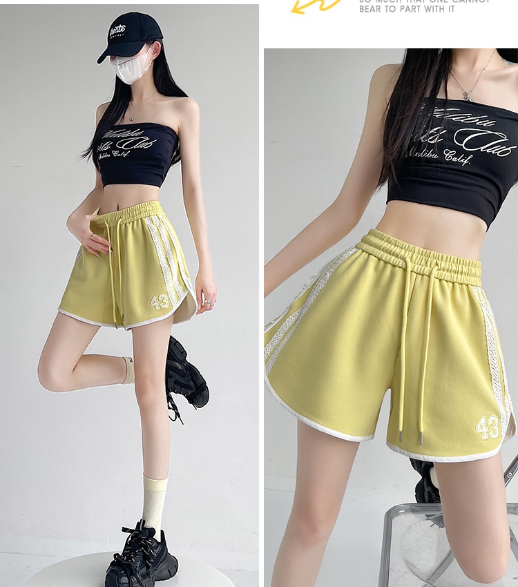 Korean style summer shorts loose sweatpants for women