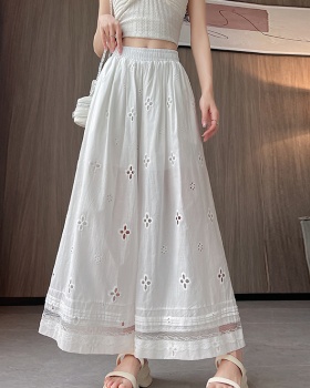 Straight culottes crochet wide leg pants for women