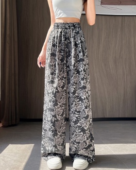 Air conditioning pants Casual wide leg pants for women