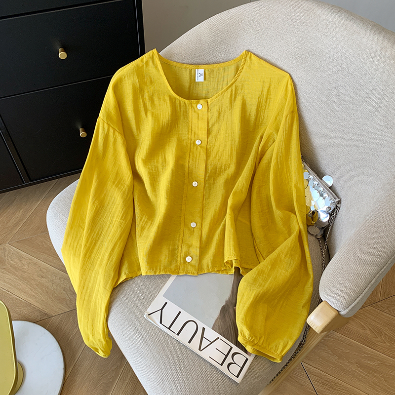 Western style sunscreen sun shirt thin shirt 2pcs set