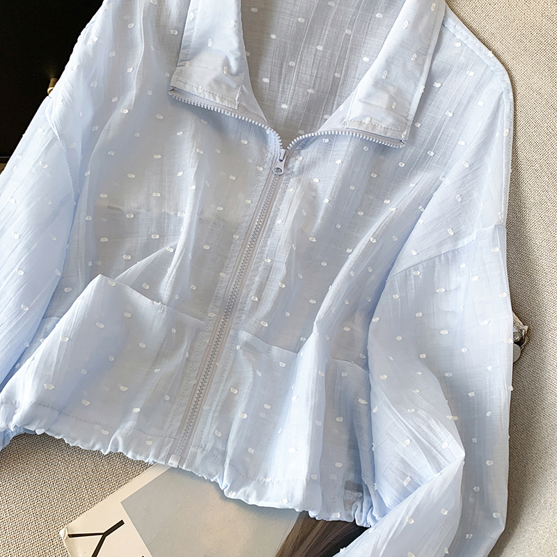 Fashion short tops Casual cstand collar coat for women
