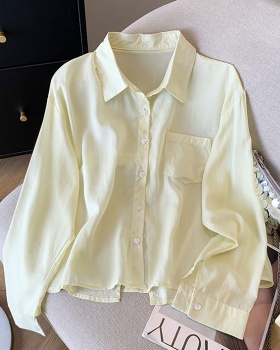 Baotou drape shirt loose sunscreen coat for women