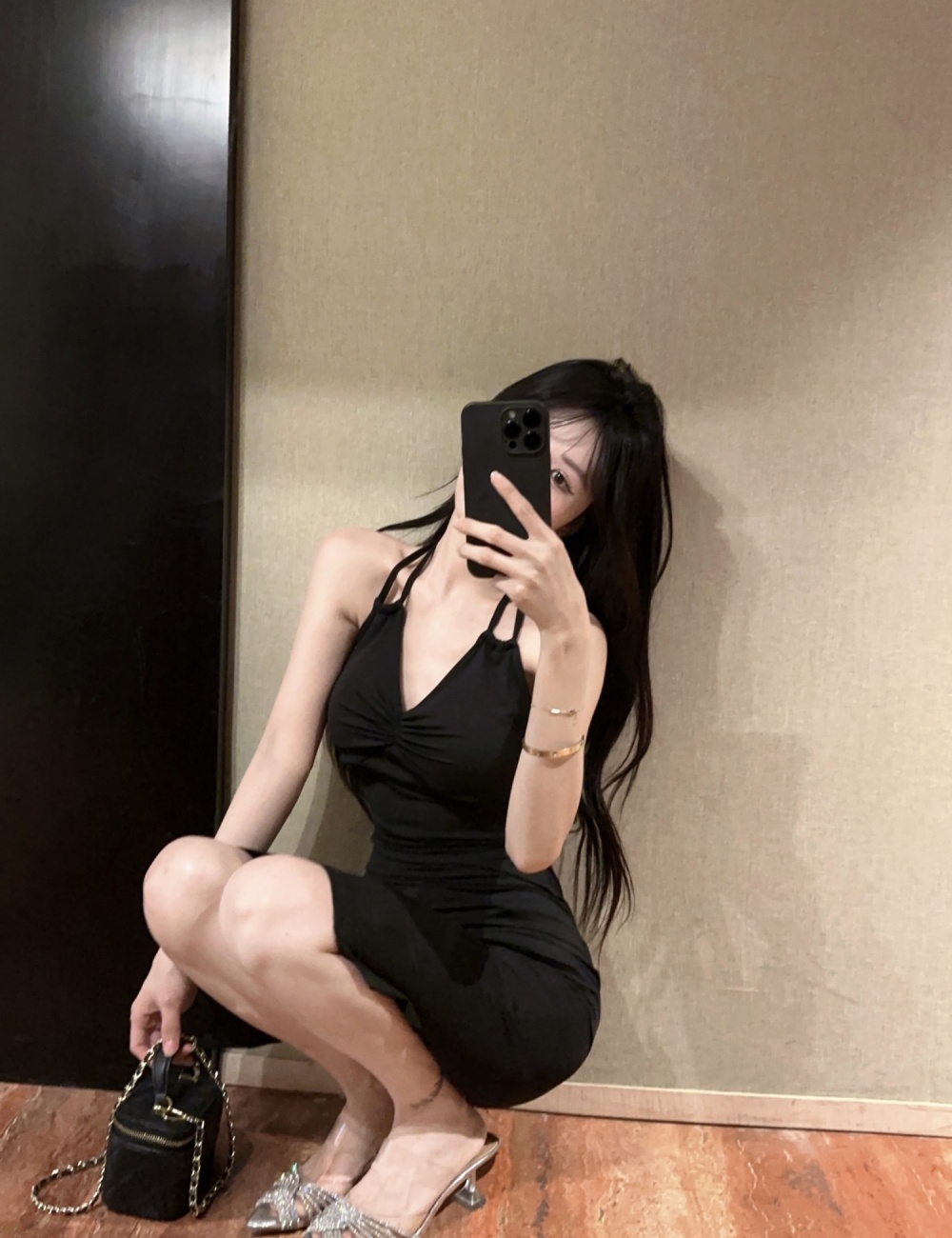 Elasticity sexy chest pad spicegirl dress for women