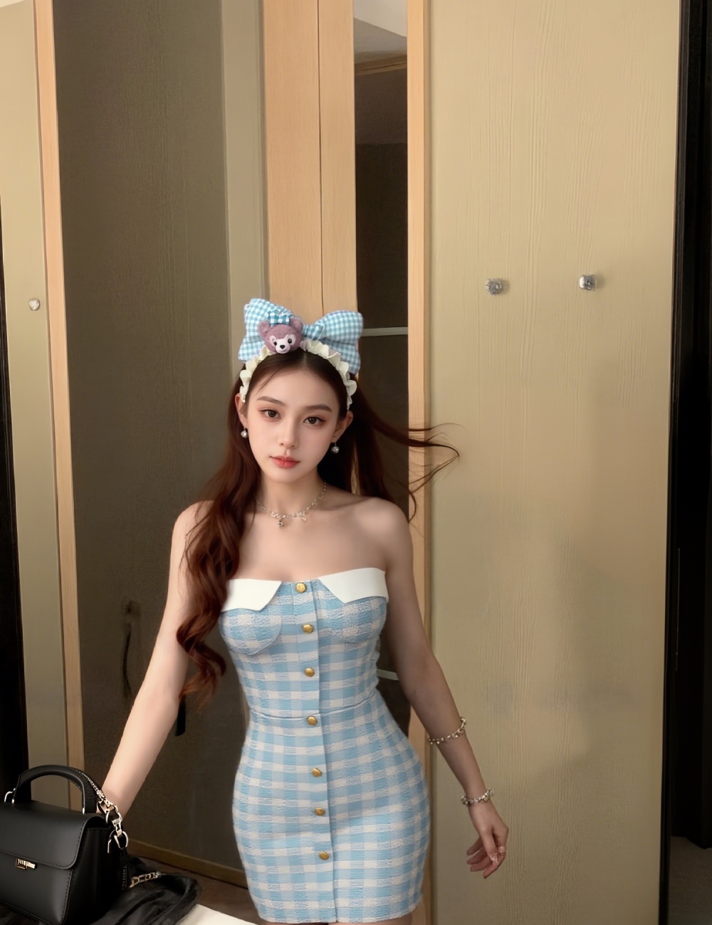 Spicegirl temperament wrapped chest fashion dress for women