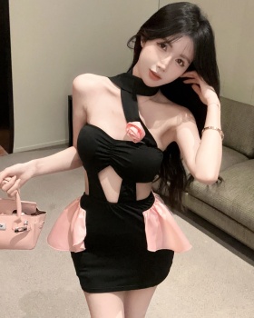 Package hip hollow spicegirl sexy dress for women