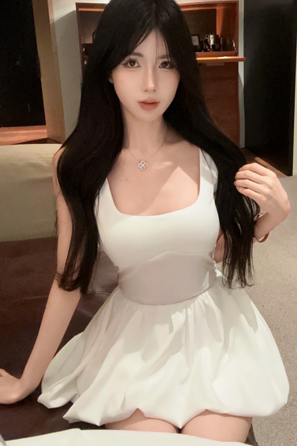 Repair waist dress enticement T-back for women
