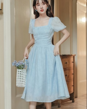 France style lady dress summer big skirt long dress
