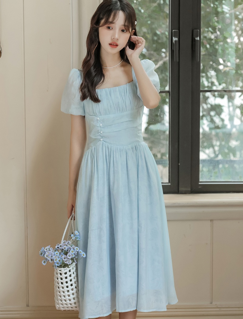 France style lady dress summer big skirt long dress