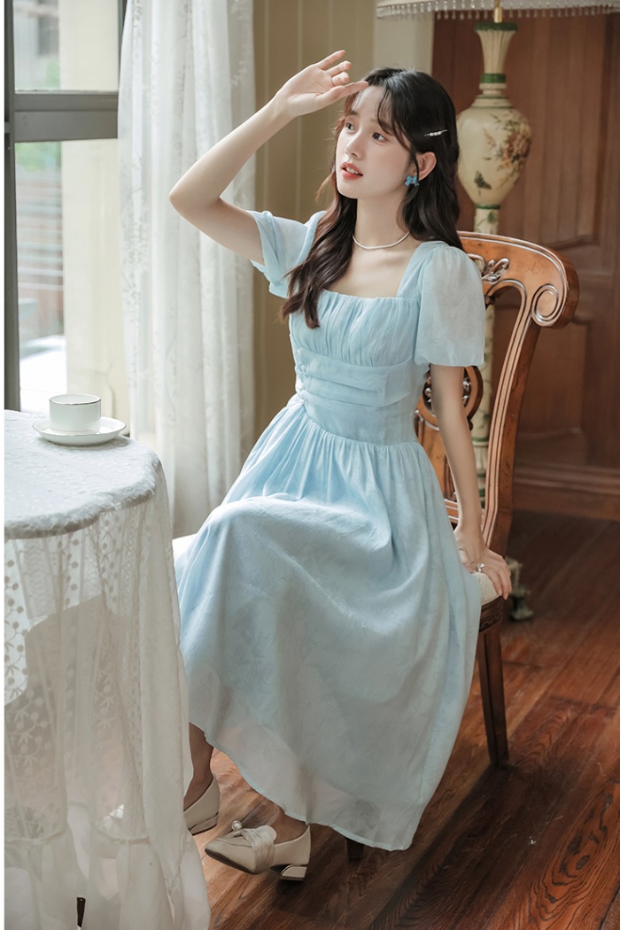 France style lady dress summer big skirt long dress