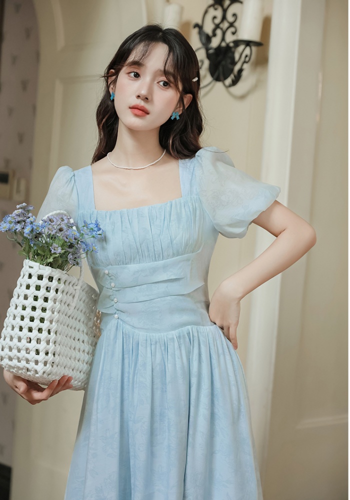France style lady dress summer big skirt long dress