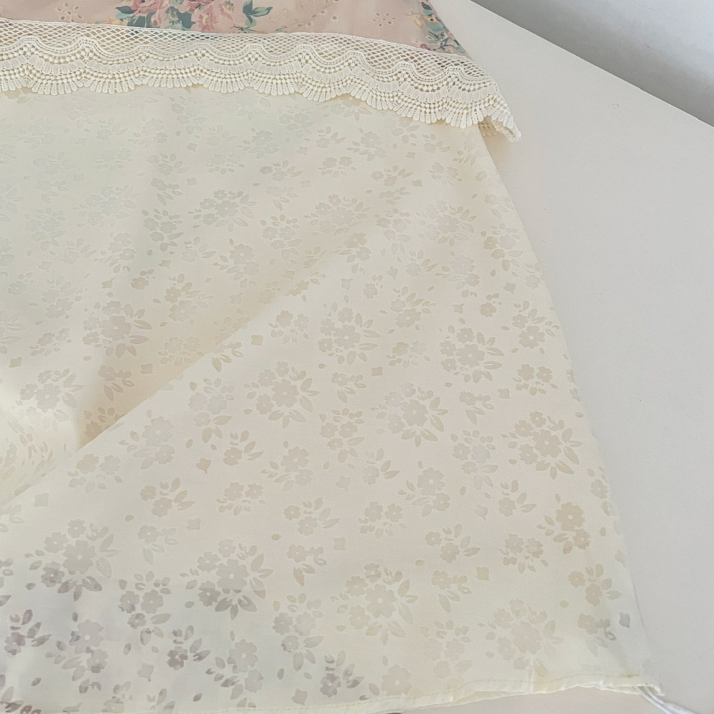 Hollow floral unique cheongsam summer lace dress