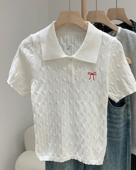 Short sleeve sweater summer tops for women