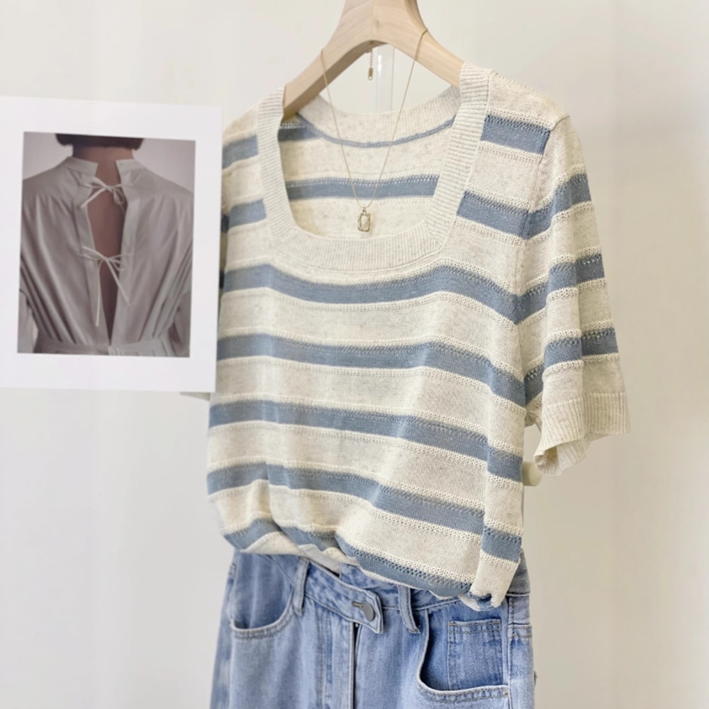 American style T-shirt short sleeve tops for women